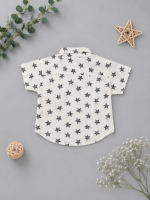 little star printed shirt
