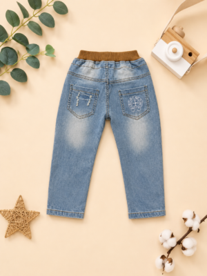 blue breeze embroidered jeans