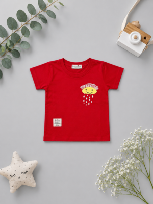 smiley cloud tee