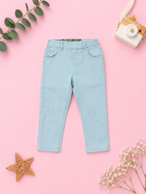 blush breeze distressed denim jeans