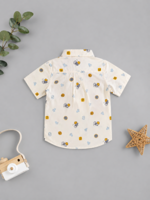 paw print charm shirt