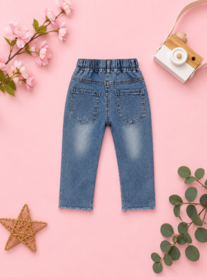 blossom pearl denim jeans