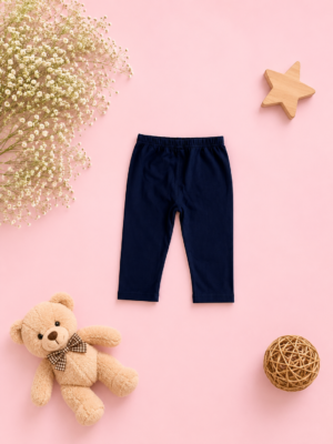daisy charm navy leggings