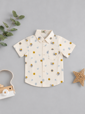 paw print charm shirt