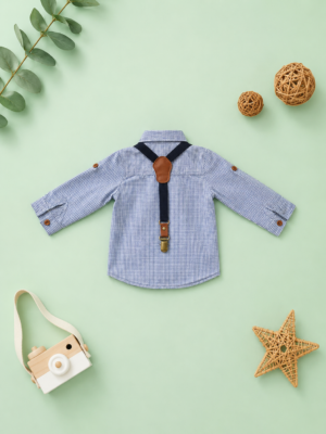 little gentleman suspender shirt