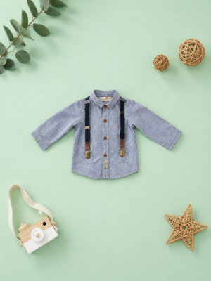 little gentleman suspender shirt
