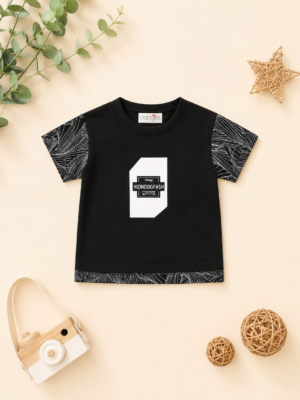 black fusion kids tee