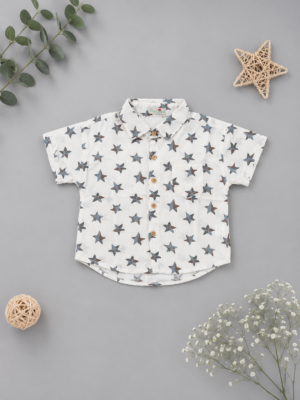 little star printed shirt